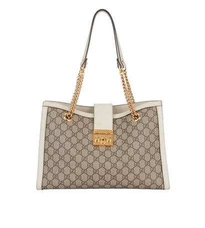GG Padlock Medium Shoulder Bag, front view
